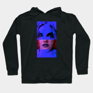 collage design with face Hoodie